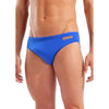 COSTUME ARENA UOMO SLIP NUOTO PISCINA BLU ARANCIO  SOLID BRIEF