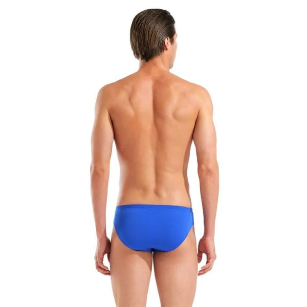COSTUME ARENA UOMO SLIP NUOTO PISCINA BLU ARANCIO  SOLID BRIEF