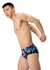 COSTUME SPEEDO UOMO TRUNK NUOTO PISCINA ML PRINTED END+ 13,5 CM NERO VIOLA FANTASIA