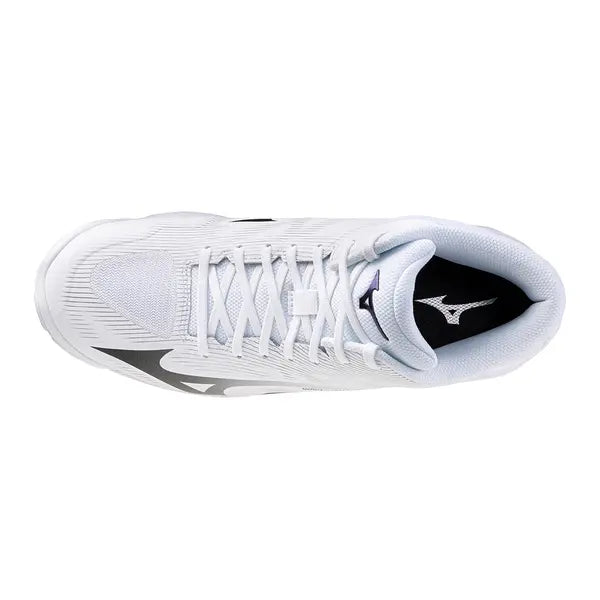 MIZUNO WAVE LIGHTING PRO MID SCARPE PALLAVOLO WHITE