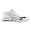 MIZUNO WAVE LIGHTING PRO MID SCARPE PALLAVOLO WHITE