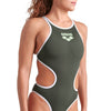 COSTUME ARENA DONNA ONE BIG LOGO COSTUME INTERO PISCINA VERDE