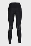 PANTALONI LEGGINGS ARENA PANTALONE TIGHT PANEL DONNA TRAINING PALESTRA NERO