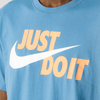 T SHIRT NIKE DRY FIT MAGLIA UOMO MAN TEE JUST DO IT CELESTE - TOP LEVEL SPORT