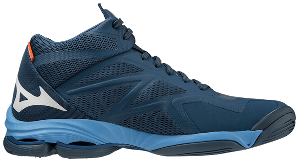 WAVE LIGHTNING Z7 MID MIZUNO VOLLEYBALL SHOES BLUE MEN S VOLLEYBALL SHOES