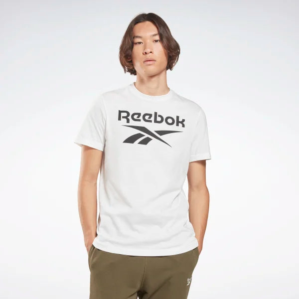 REEBOK T SHIRT MAN CROSSFIT WOD TRAINING WHITE
