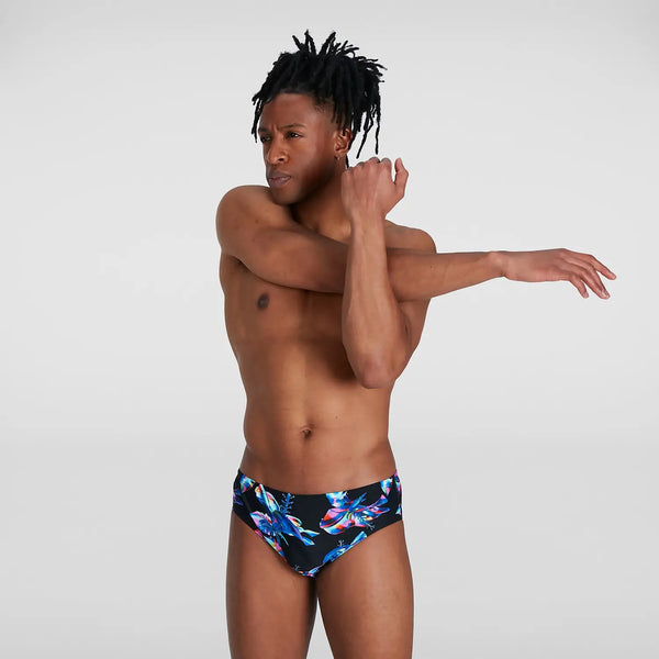 SPEEDO ENDURANCE SWIMSUIT MAN SLIP SWIMMING POOL FLOWER