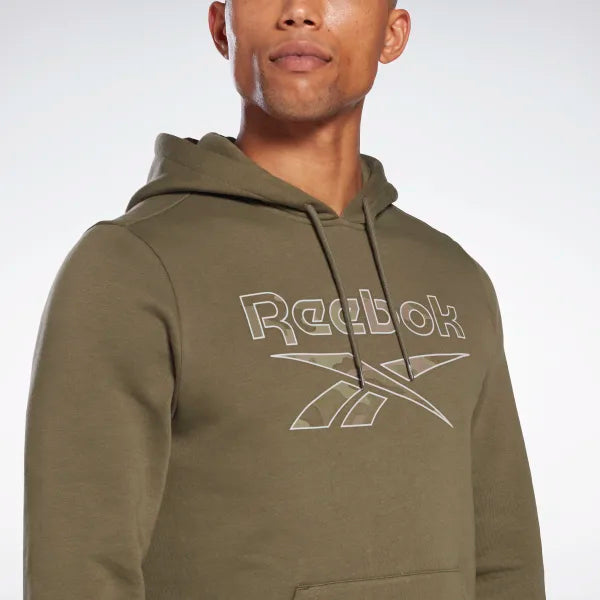 FELPA REEBOK CROSSFIT UOMO CAPPUCCIO TUTA MAN HOODIE VERDE - TOP LEVEL SPORT