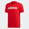 T-SHIRT ESSENTIALS LOGO ADIDAS UOMO ROSSA - TOP LEVEL SPORT