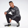 FELPA REEBOK CROSSFIT UOMO GIROCOLLO TUTA MAN HOODIE GRIGIO - TOP LEVEL SPORT