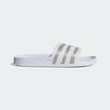 CIABATTE ADIDAS ADILETTE AQUA SHOWER CIABATTA BIANCA ARGENTO - TOP LEVEL SPORT