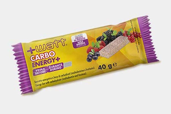 BARRETTE ENERGETICHE Carbo Energy+ +WATT NUTRITION - TOP LEVEL SPORT