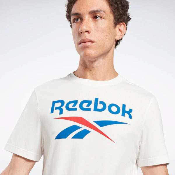 REEBOK CROSSFIT T SHIRT MAN FUNCTIONAL TRAINING WHITE JERSEY