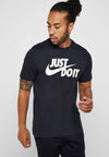 T SHIRT NIKE DRY-FIT MAGLIA UOMO MAN TEE JUST DO IT NERA - TOP LEVEL SPORT
