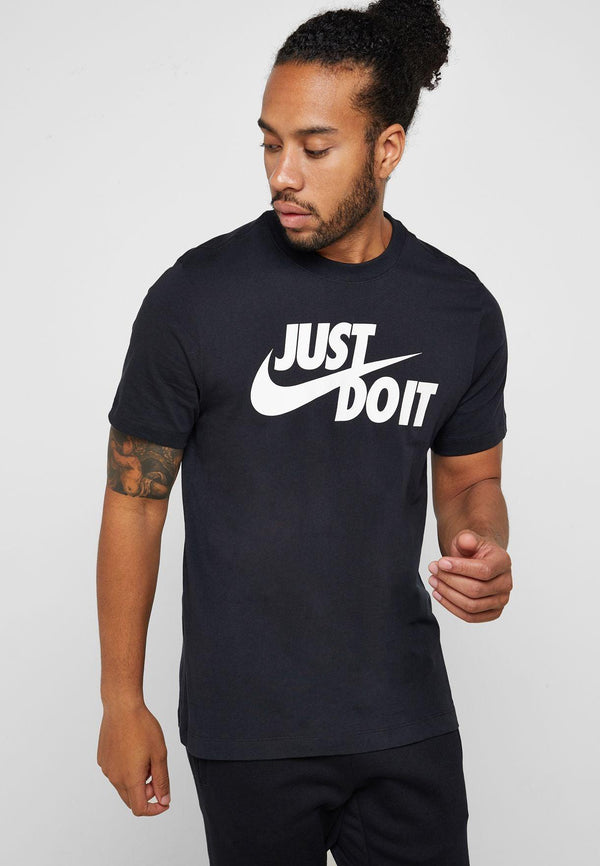 T SHIRT NIKE DRY-FIT MAGLIA UOMO MAN TEE JUST DO IT NERA - TOP LEVEL SPORT