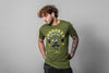 T SHIRT XENIOS USA MAGLIA CROSSFIT UOMO MAN TEE UNBROKEN VERDE - TOP LEVEL SPORT