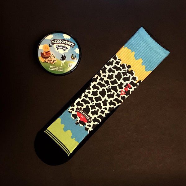 CALZE LITHE CROSSFIT RX SOCKS HAPPY COW ICE CREAM - TOP LEVEL SPORT