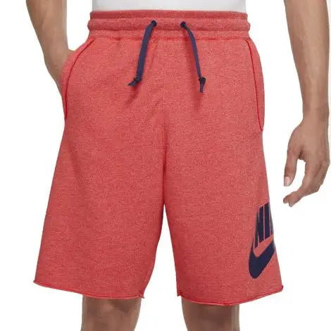 SHORT NIKE PANTA CORTO UOMO BERMUDA TRAINING FITNESS RED - TOP LEVEL SPORT