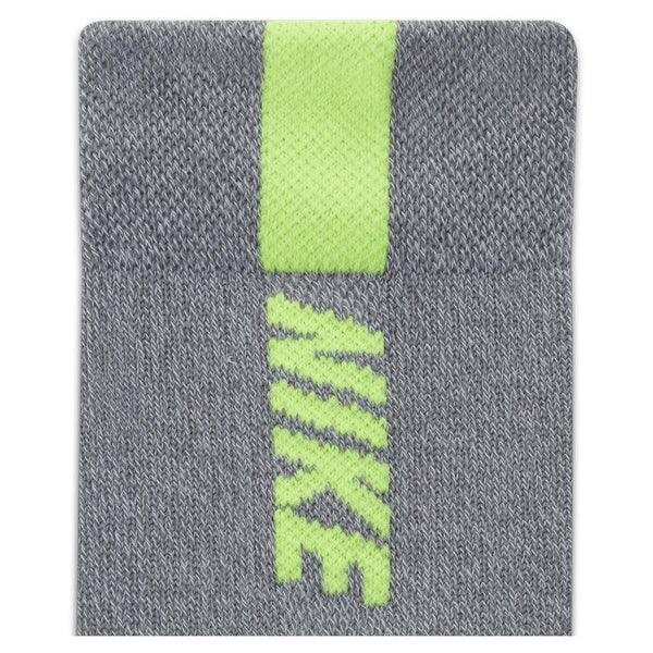 CALZE NIKE 2PAIA COPPIA RUNNING FITNESS SOCKS GIALLA GRIGIA - TOP LEVEL SPORT