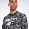 FELPA REEBOK CROSSFIT UOMO GIROCOLLO TUTA MAN HOODIE GRIGIO - TOP LEVEL SPORT