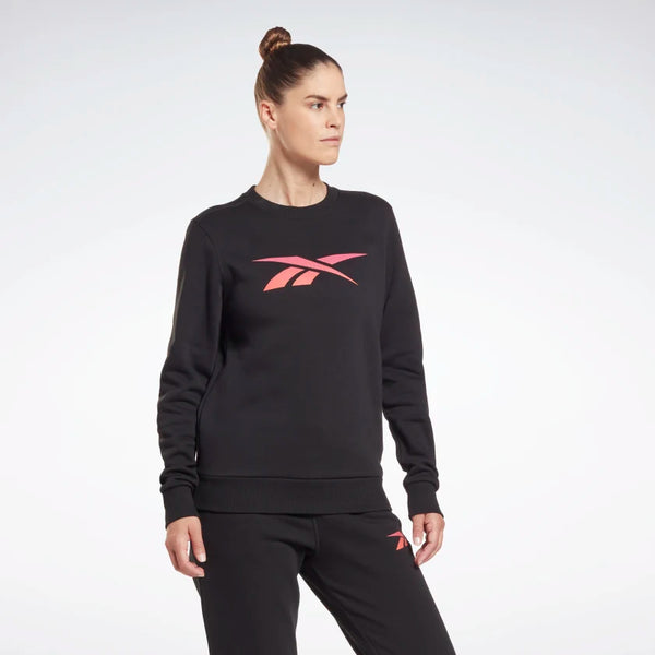 Felpa reebok donna nera sales