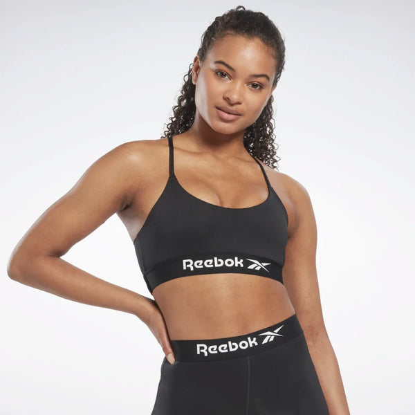 TOP REEBOK BRA SPORTS BRA FUNCTIONAL TRAINING BLACK