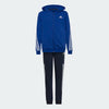 TUTA BIMBO BIMBA ADIDAS LOGO JUNIOR FELPA E PANTALONE BLU - TOP LEVEL SPORT