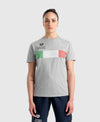 T SHIRT ARENA FIN ITALIA MAGLIA TRAINING NAZIONALE GRIGIA - TOP LEVEL SPORT