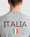 T SHIRT ARENA FIN ITALIA MAGLIA TRAINING NAZIONALE GRIGIA - TOP LEVEL SPORT