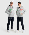 FELPA ARENA FIN ITALIA TUTA UNISEX TRAINING NAZIONALE GRIGIA - TOP LEVEL SPORT