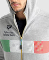 FELPA ARENA FIN ITALIA TUTA UNISEX TRAINING NAZIONALE GRIGIA - TOP LEVEL SPORT