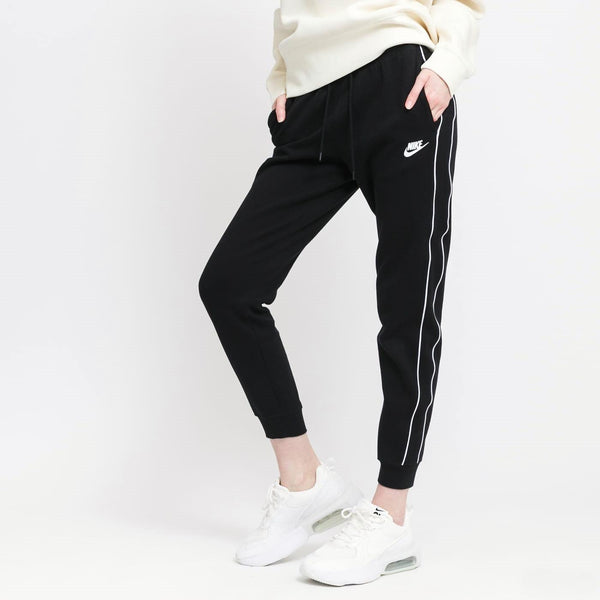 PANTA TUTA NIKE LEGGINGS DONNA WOMAN SWOOSH NERO - TOP LEVEL SPORT