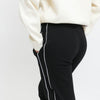 PANTA TUTA NIKE LEGGINGS DONNA WOMAN SWOOSH NERO - TOP LEVEL SPORT