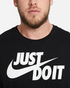 T SHIRT NIKE DRY-FIT MAGLIA UOMO MAN TEE JUST DO IT NERA - TOP LEVEL SPORT