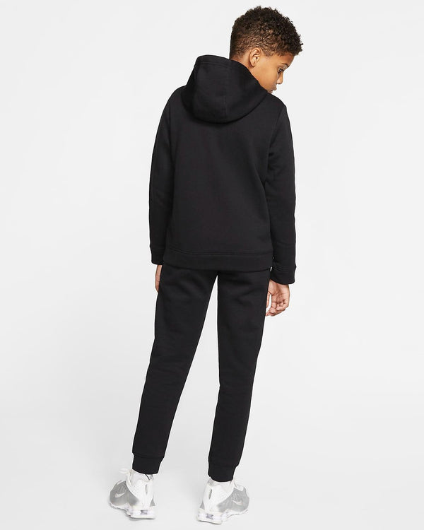 Nike Sportswear Nike Felpa Bambino Nero Felpa Con Cappuccio Per L